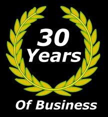 celebrating over 30 years in business
